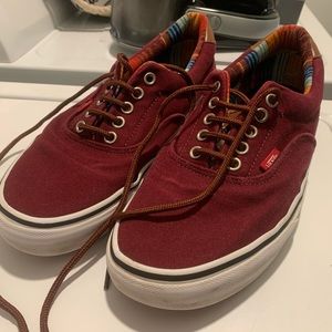 Vans Sneakers Maroon with Leather